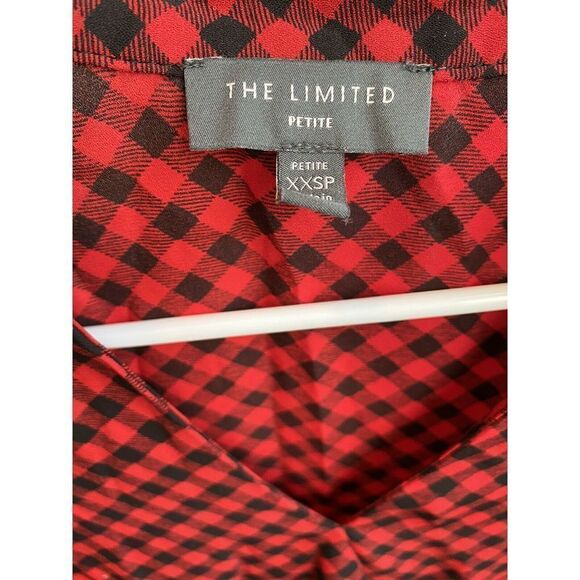 The Limited Petite Buffalo Check Plaid Top XXSP - Picture 4 of 5